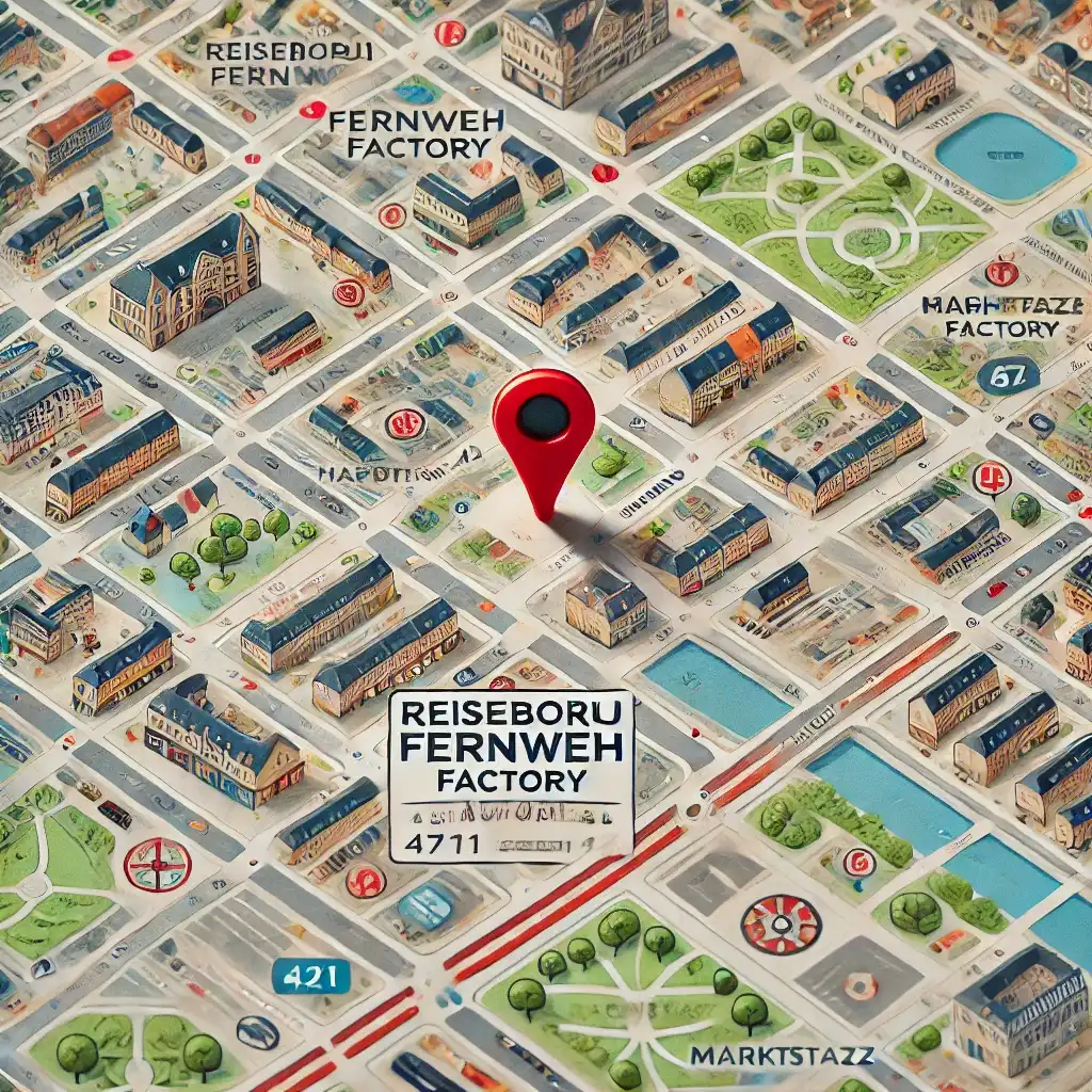 Fernweh Factory - Karte wo wir zu finden sind